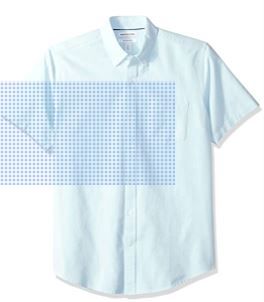 Photo 1 of Amazon Essentials Men's Regular-Fit Short-Sleeve Pocket Oxford Shirt...XXL...
