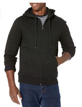 Photo 1 of Amazon Essentials Men's Full-Zip Hooded Fleece Sweatshirt.. . XS...
