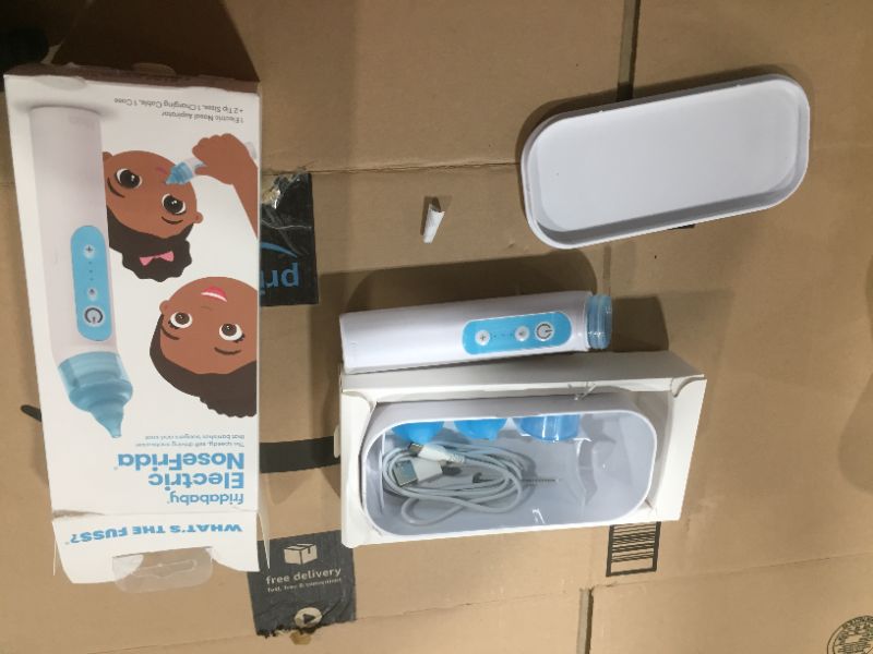 Photo 1 of FridaBaby Electric NoseFrida | USB Rechargeable Nasal Aspirator with Different Levels of Suction by Frida Baby
