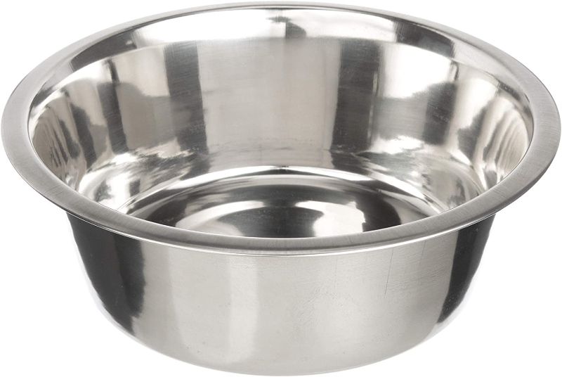 Photo 1 of 2 Large Metal Dog Bowls 