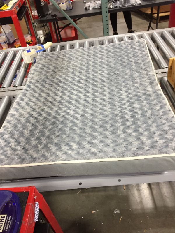 Photo 1 of 27" X 35" Grey foam pet bed with nonslip bottom