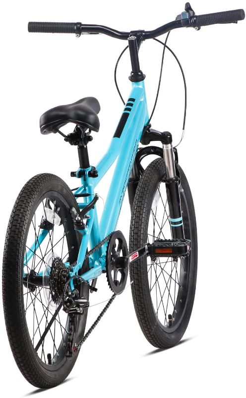 Photo 1 of Petimini 20 inch Kids Mountain Bike for 5-9 Years Old Boys Girls with 6 Speeds Drivetrain, Multiple Colors
