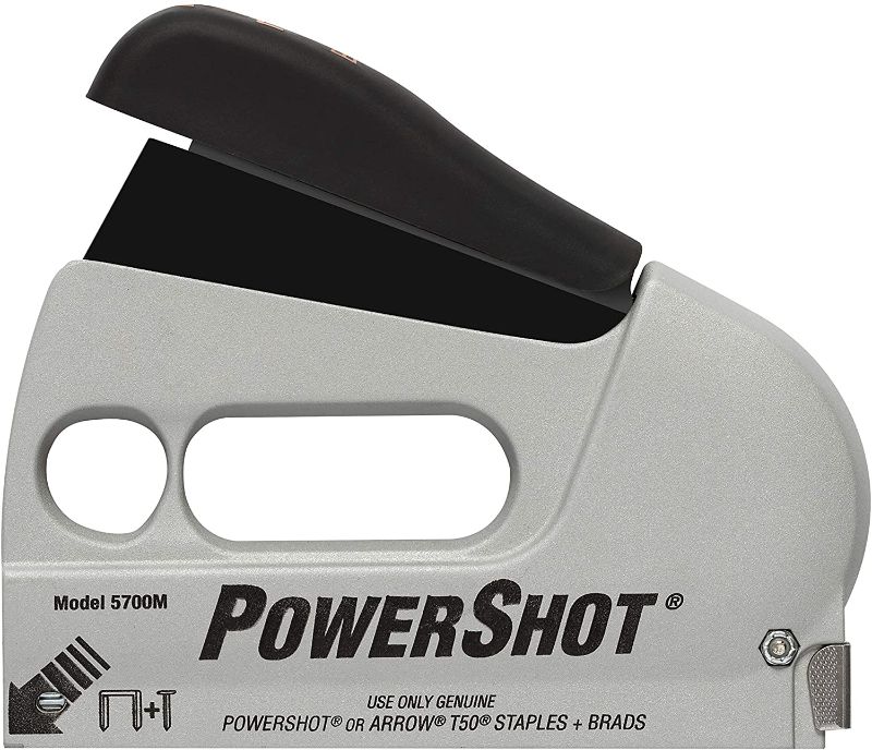 Photo 1 of Arrow 5700 PowerShot Heavy Duty Staple Gun Stainless/Black
