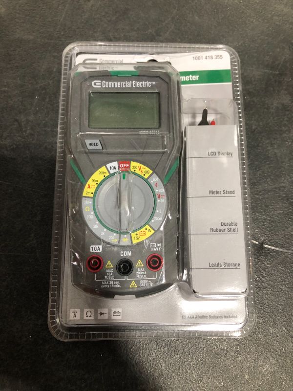 Photo 1 of Manual Ranging Multimeter
