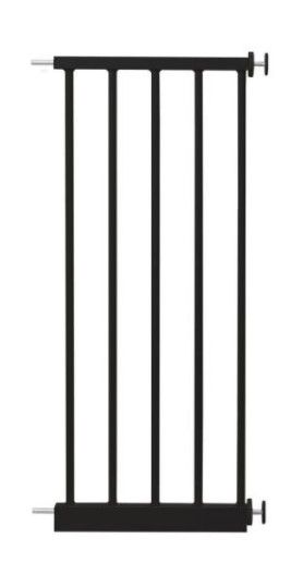 Photo 1 of 30 in. H Black Baby Gate Extension 12 in. W Fits Standard Height Perma Safety Gates
