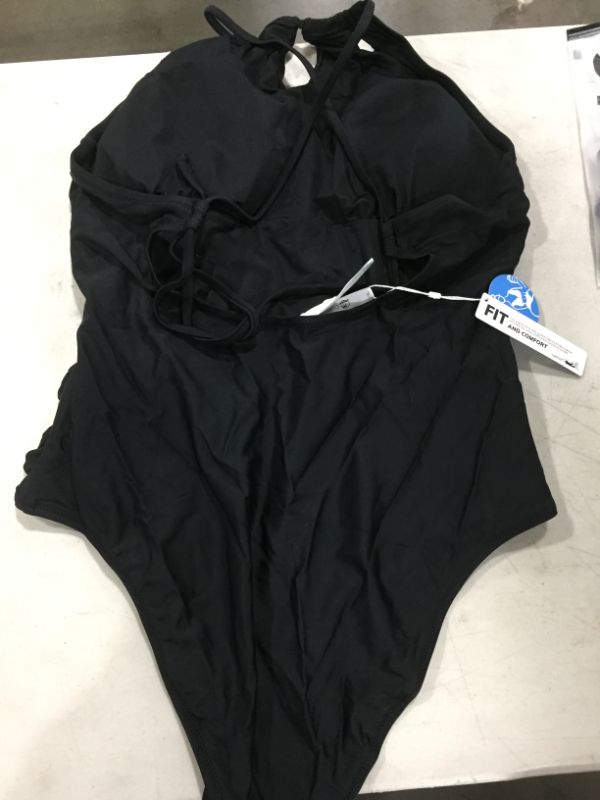 Photo 1 of cupshe one piece swimsuit black XXL