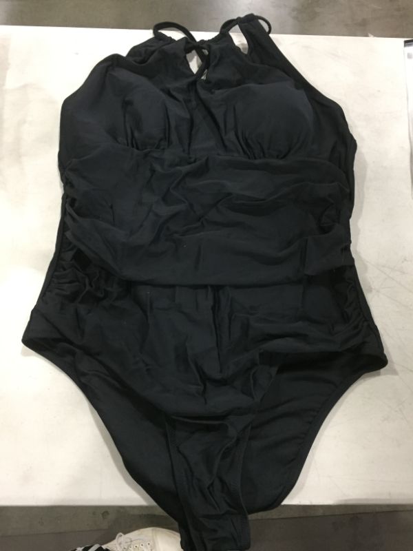 Photo 2 of cupshe one piece swimsuit black XXL