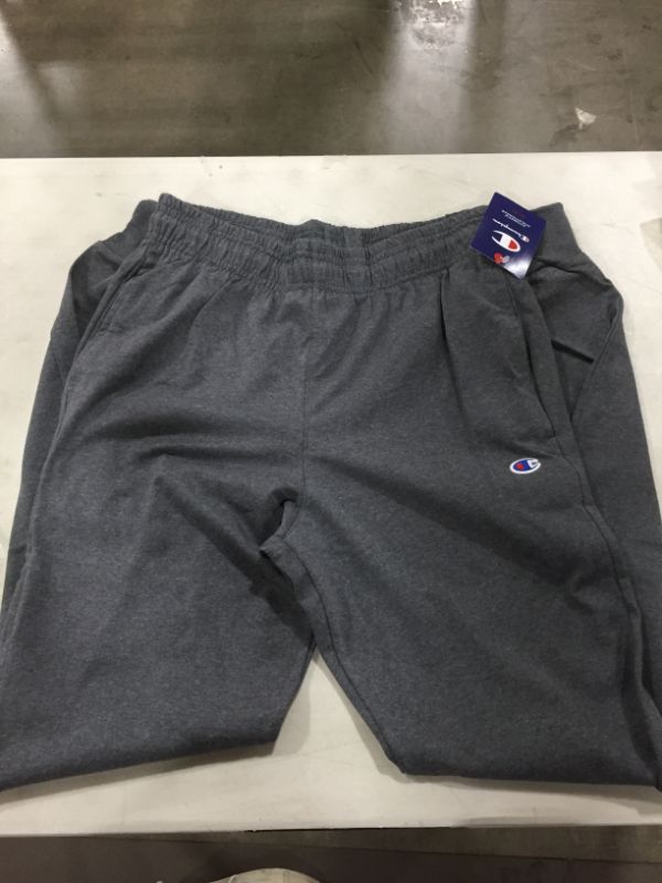 Photo 2 of Champion Men's Lightweight Closed Bottom Jersey Pant Small
