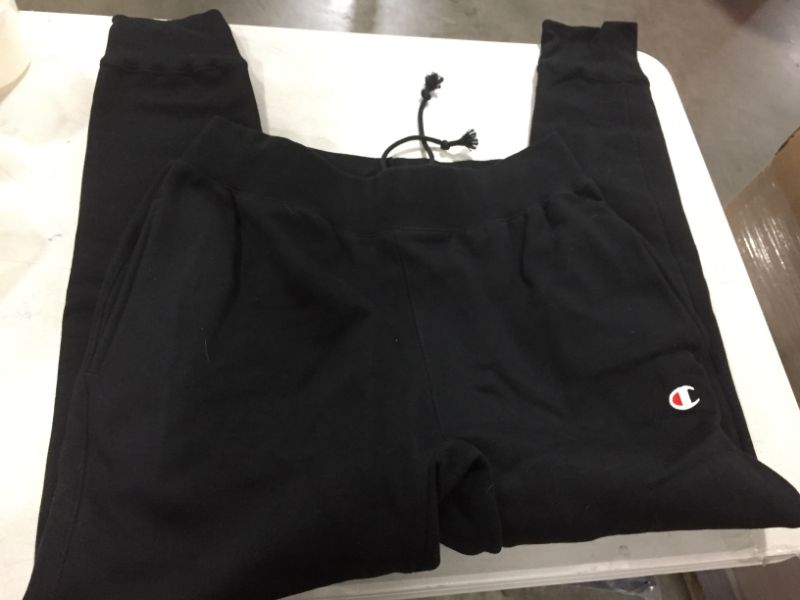 Photo 2 of Champion Weave Black Sweatpants Large
