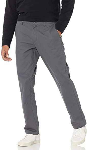 Photo 1 of Amazon Essentials Men's Slim-fit Wrinkle-Resistant Flat-Front Chino Pant
