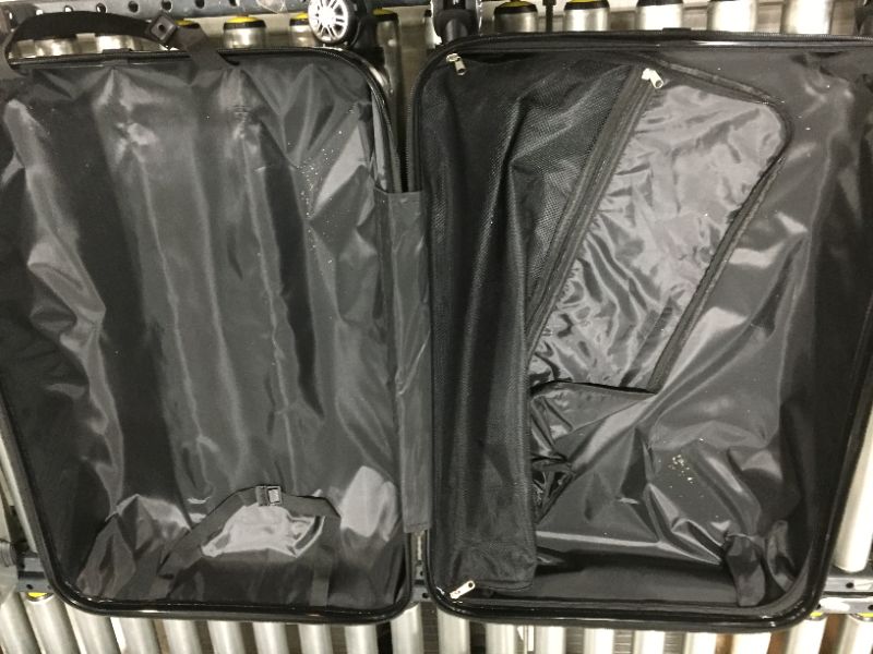 Photo 4 of 3pcs Hardcover Luggage Set Silver
