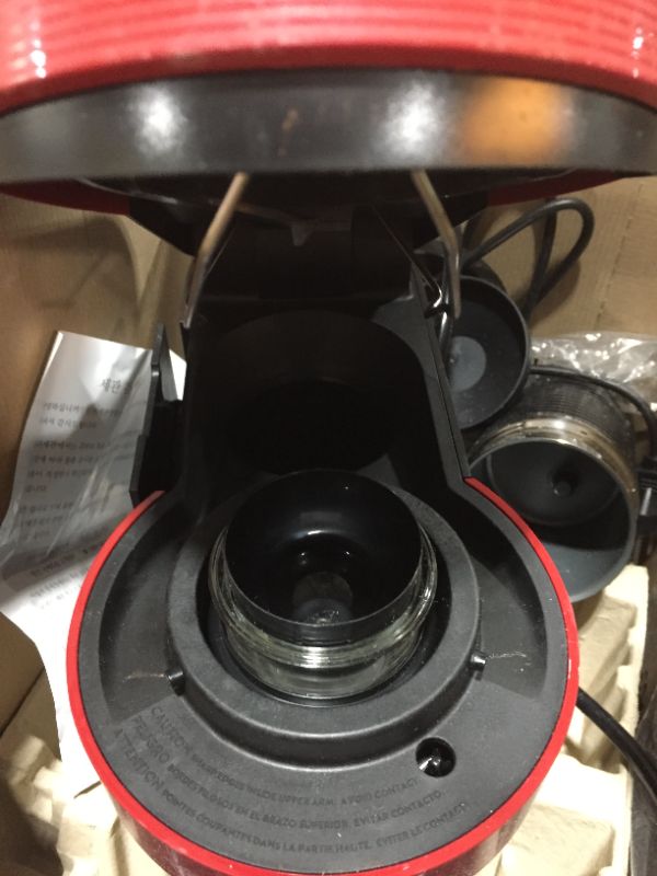Photo 2 of Nespresso BNV550RED Vertuo Next Espresso Machine with Aeroccino by Breville, Cherry
