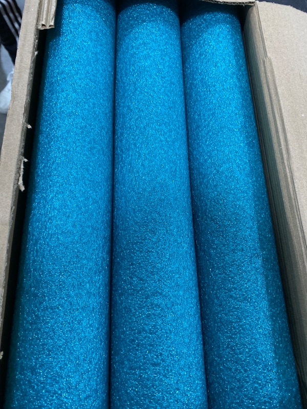 Photo 2 of Pool Mate Premium Extra-Large Swimming Pool Noodles - Blue and Teal 6-Pack