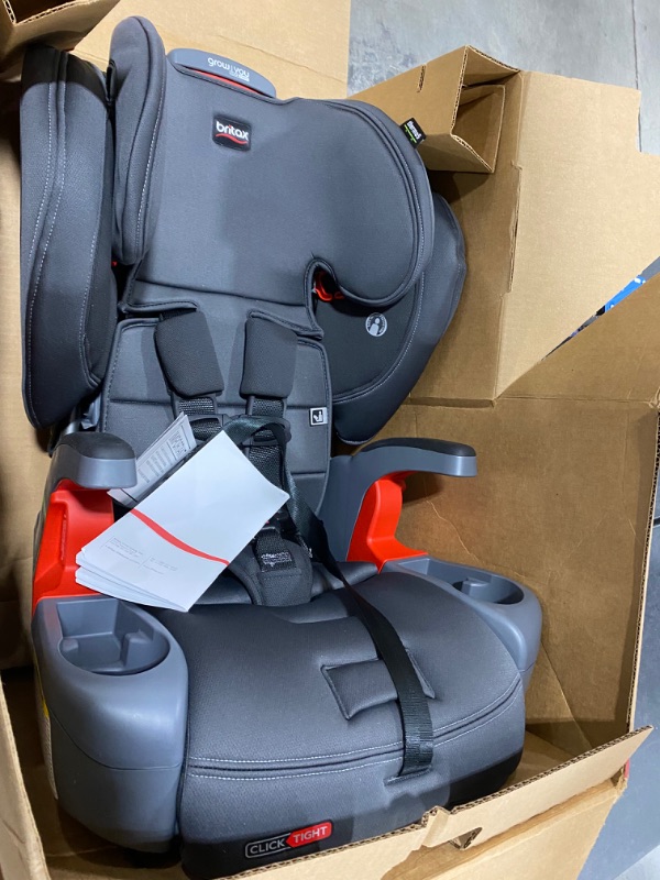 Photo 2 of  Britax Grow with You ClickTight Harness-2-Booster Car Seat, Cool N Dry 