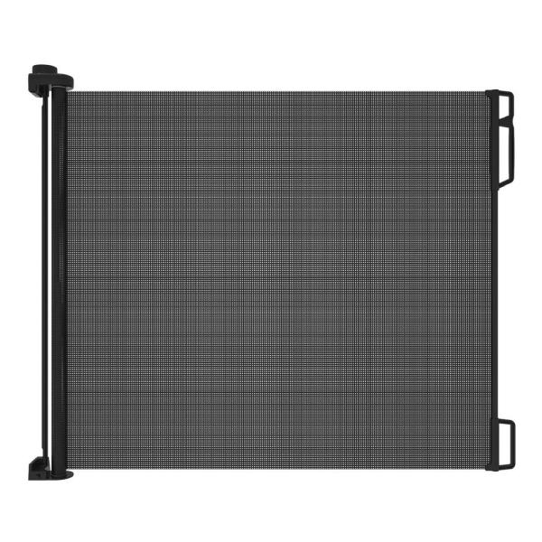 Photo 1 of 33 in. H x 71 in. W Black Extra Wide Outdoor Retractable Gate