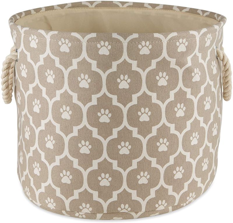 Photo 1 of Bone Dry Small Round Pet Toy and Accessory Storage Bin