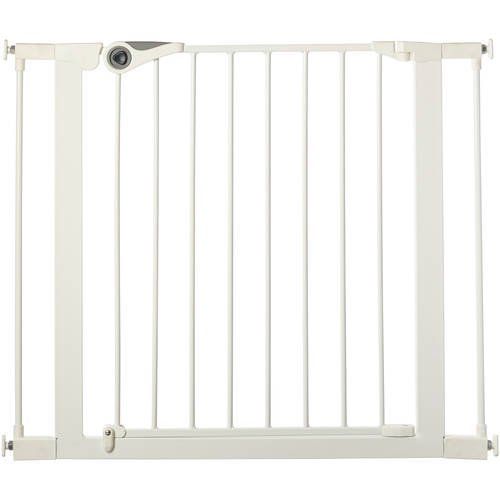 Photo 1 of Toddleroo by North States Essential Walk-Thru Baby Gate, 29.8"-38.1" Wide, White
