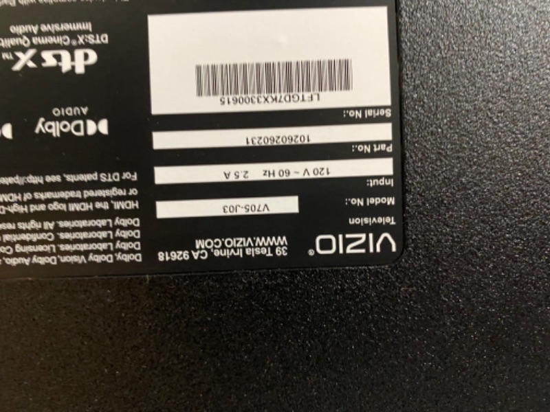 Photo 1 of Vizio V-Series 70" Class 4K HDR Smart TV - V705-j03