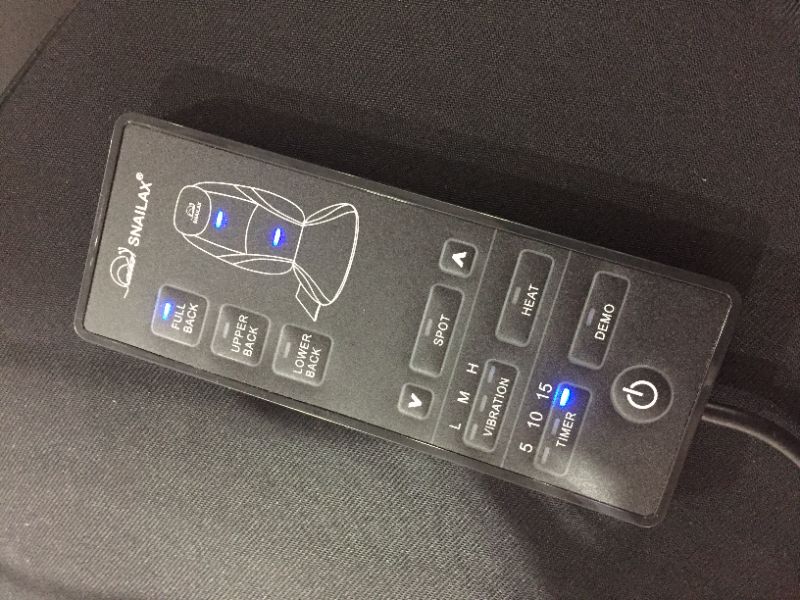 Photo 1 of SNAILAX Shiatsu Back Massager with Heat - Gel Massage Nodes, Deep Kneading Massage Chair Pad Seat Massager Massage Cushion for Home Office Chair use
