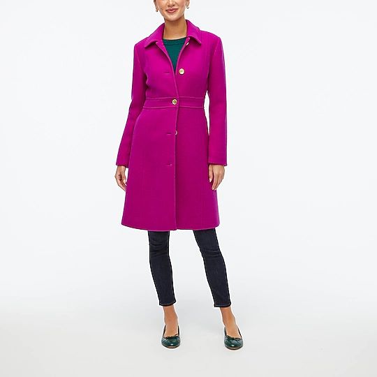 Photo 1 of Wool-blend lady coat, ROYAL PURPLE, SIZE 6