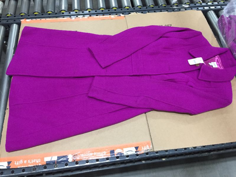 Photo 3 of Wool-blend lady coat, ROYAL PURPLE, SIZE 6