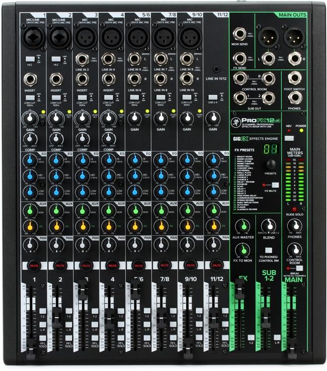 Photo 1 of Mackie ProFX12v3 12-channel Mixer with USB and Effects