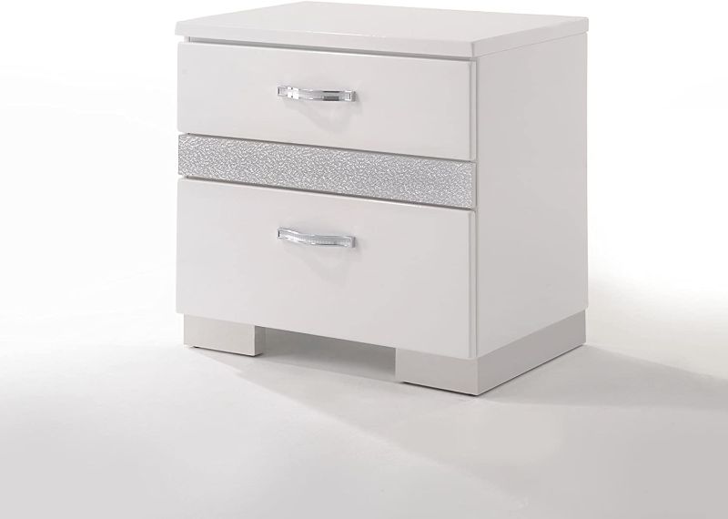 Photo 1 of ACME Furniture 26773 Naima II Nightstand, White
