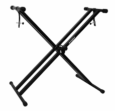 Photo 1 of Double Braced X-style Pro Series Keyboard Stand Adjustable With Locking Straps
