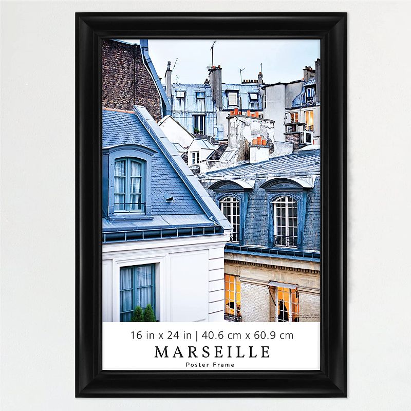 Photo 1 of MCS, Black Marseille Poster Frame, 16x24 Inch, 16 x 24
