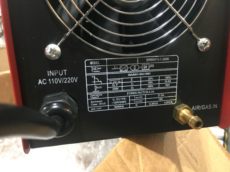 Photo 1 of Plasma Cutter, Max Cutting Thickness 20MM, 50A Inverter DC Inverter 110/220V Dual Voltage Cutting Machine