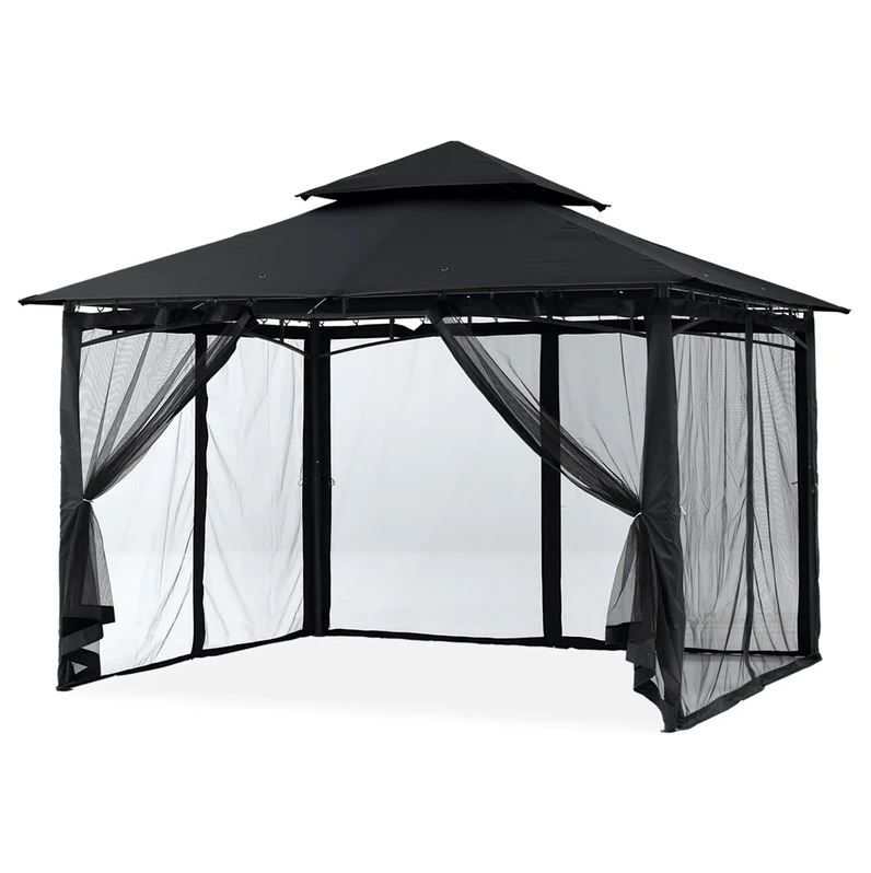 Photo 1 of 11 Ft. W x 11 Ft. D Metal Patio Gazebo