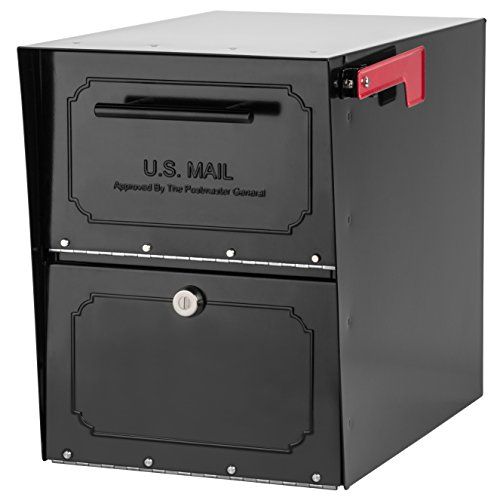 Photo 1 of Architectural Mailboxes Oasis Classic Locking Post Mount Parcel Mailbox
