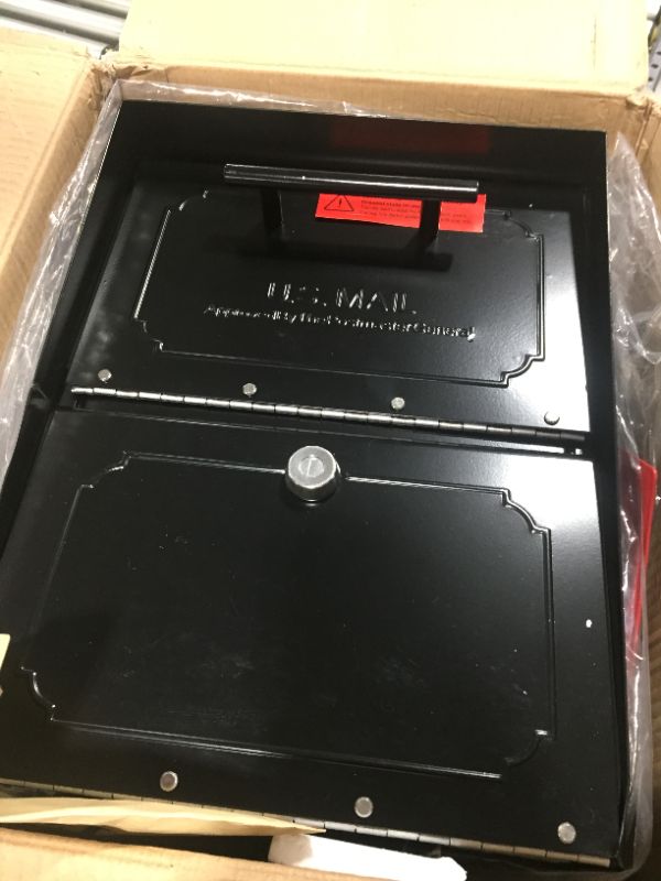 Photo 1 of Architectural Mailboxes Oasis Classic Locking Post Mount Parcel Mailbox
