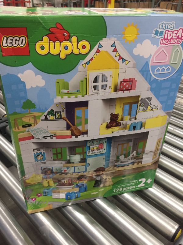 Photo 2 of LEGO DUPLO Town Modular Playhouse 10929 Dollhouse with Furniture and a Family, Great Educational Toy for Toddlers (130 Pieces)
