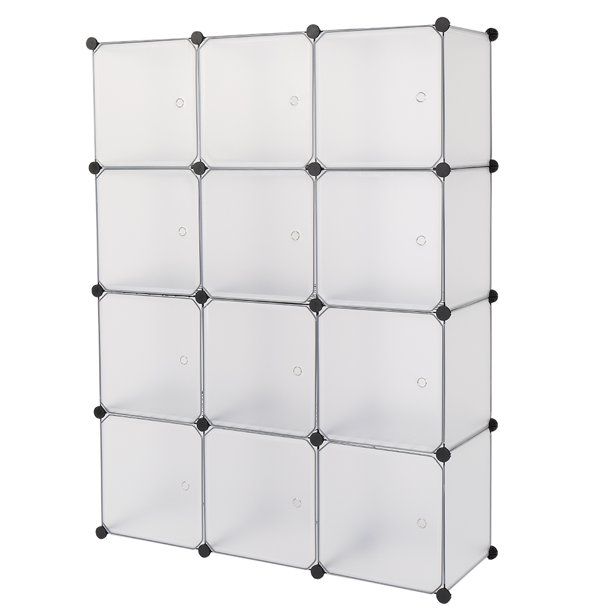 Photo 1 of Cube Closet Storage Organizer Plastic Magic Cube Storage Shelves Cubes Organizer DIY Closet Cabinet?Can deposit Storage Shelf for Books, Toys, Clothes, Tools?Ornament
