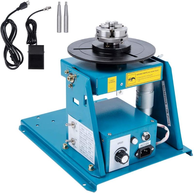 Photo 1 of Turntable, TBVECHI, Rotary Welding Positioner Turntable Table 370 270 215mm, BY series Light Positioner
