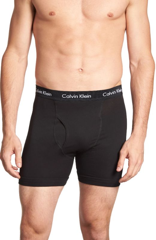 Photo 1 of Calvin Klein Men's Cotton Stretch Boxer Briefs 3-Pack, SIZE M