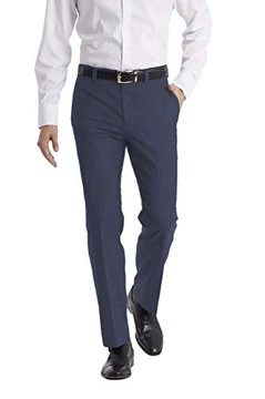 Photo 1 of Calvin Klein Men's Modern Fit Dress Pant, Dark Blue, 34W x 30L