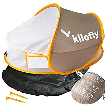 Photo 1 of kilofly Baby Toddler Instant Pop Up Portable UPF 35+ Travel Beach Tent + 2 Pegs