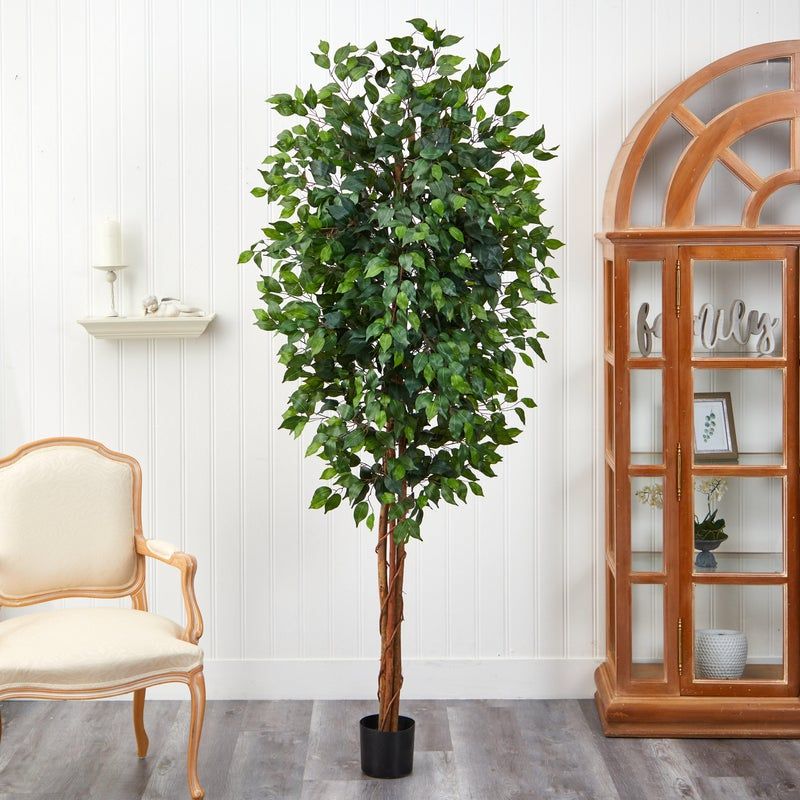 Photo 1 of Faux 7' Ficus Silk Tree 