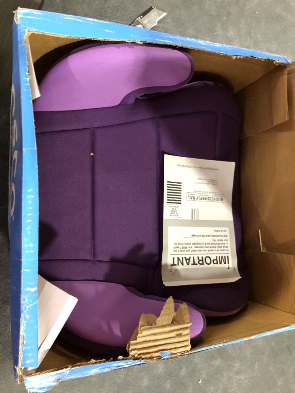 Photo 2 of Cosco Topside Child Safe Belt Positioned Backless Booster Car Seat, Purple Grape