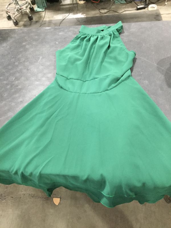 Photo 1 of Size large - green neck surrounded dress