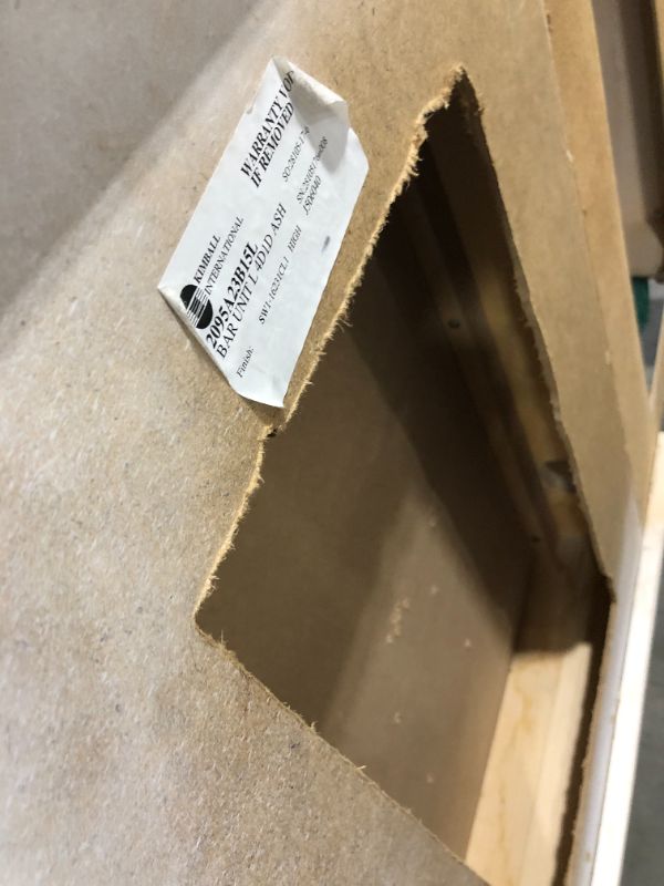 Photo 1 of 4 DRAWER WOODEN DRESSER H33 INCH W47 INCH L25 INCH (DRESSER ONLY)