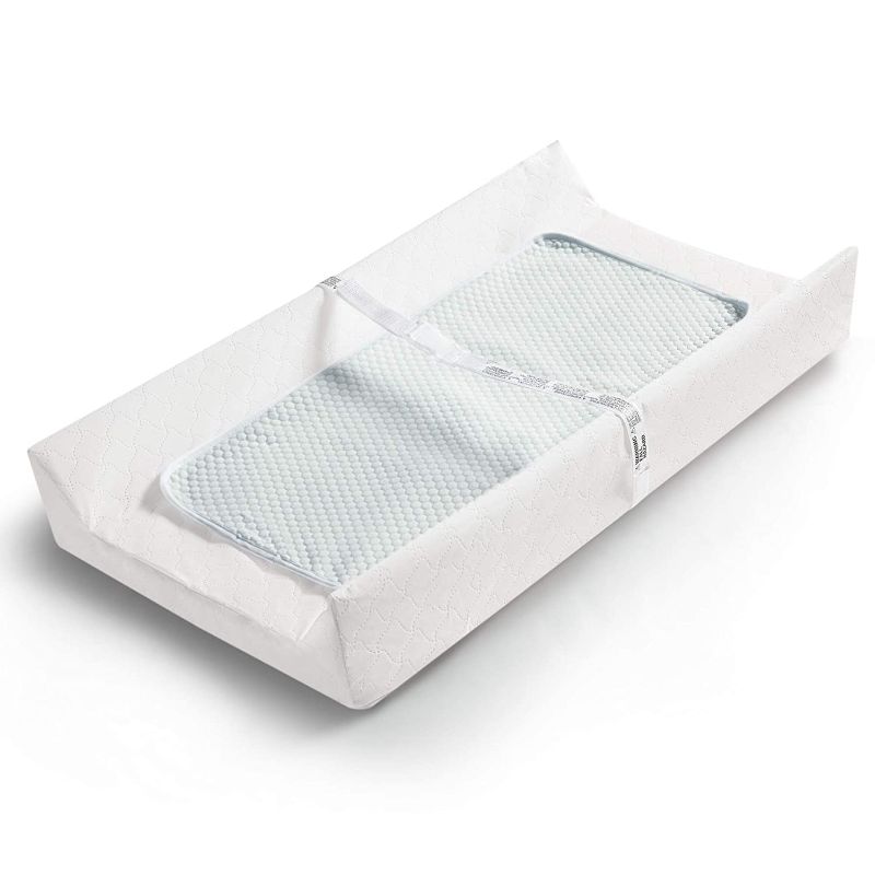 Photo 1 of Bbpark Baby Diaper Changing Table Pad, Waterproof Changing Pad for Dresser Top with Liner