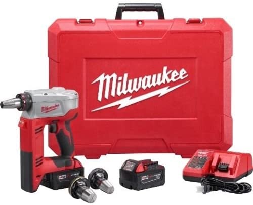 Photo 1 of MILWAUKEE M18 18-VOLT LITHIUM-ION CORDLESS 3/8 IN. TO 1-1/2 IN EXPANSION TOOL KIT WITH 3 HEADS, TWO 3.0AH BATTERIES
