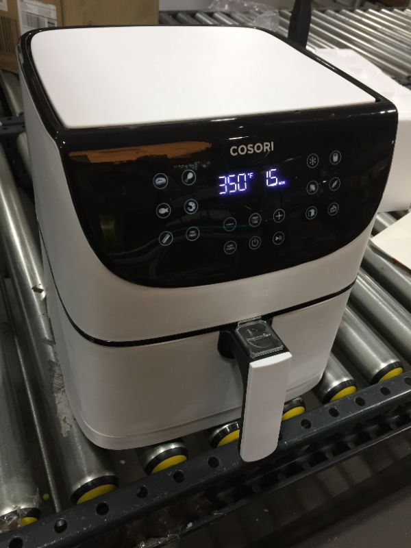 Photo 2 of COSORI Air Fryer XL(100 Recipes) Digital Hot Oven Cooker, One Touch Screen with 13 Cooking Functions, Preheat and Shake Reminder, 5.8 QT, Creamy White