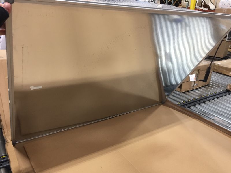 Photo 1 of 48 x 36-in Magnetic Dry Erase Board with Pen Tray| Aluminum Frame Portable Wall Large Whiteboard Message Presentation Board for Office & Classroom
