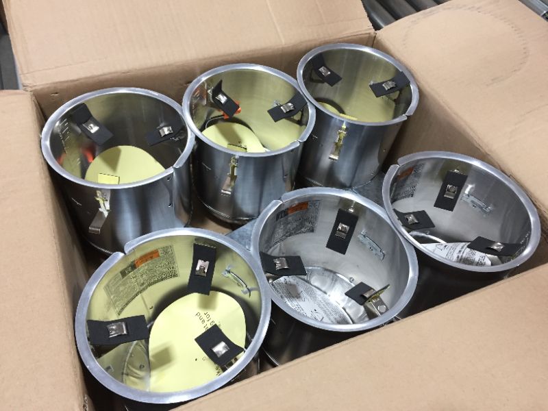Photo 1 of Sunco Lighting Can Lights for Ceiling 6 Inch Remodel Recessed Lighting Housing, 120-277V, TP24 Connector Included, Air Tight Steel Can, Easy Install, IC Rated, UL & Title 24 Compliant 6 Pack
