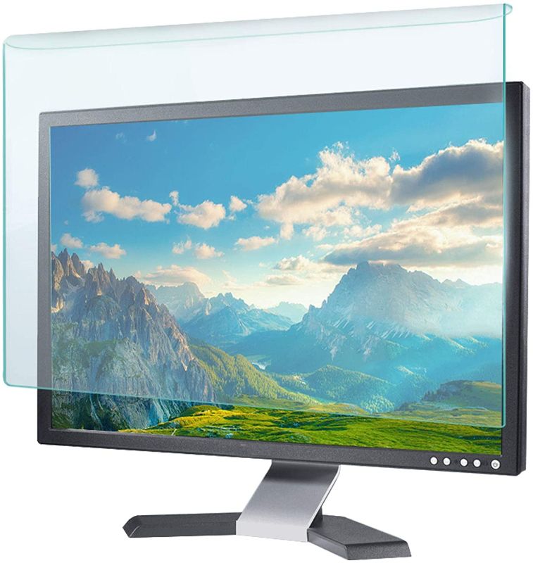 Photo 1 of 23-24 inch Blue Light Blocking Screen Protector Panel, Hanging Type Acrylic Filter with Eye Protection for 23, 23.6, 23.8, 24 inch Diagonal LED PC Widescreen Monitor (W 21.2" X H 13.4")
