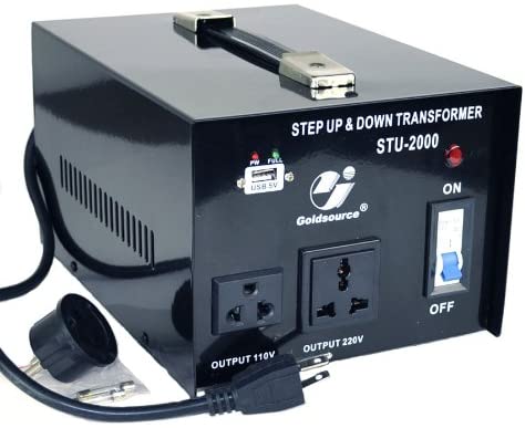 Photo 1 of STU-2000 Step Up/Down Voltage Transformer Converter - AC 110/220 V - 2000 Watt
